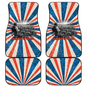 George Washington Carver Car Mats with Science Teaching Scene, Education Is the Key Quote - African Pride