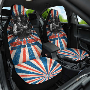 George Washington Carver Car Seat Cover with Science Teaching Scene, Education Is the Key Quote - African Pride