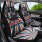 George Washington Carver Car Seat Cover with Science Teaching Scene, Education Is the Key Quote - African Pride