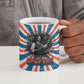 George Washington Carver Ceramic Mug with Science Teaching Scene, Education Is the Key Quote - African Pride