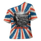 George Washington Carver Cross Shoulder Shirt with Science Teaching Scene, Education Is the Key Quote - African Pride