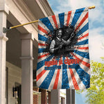 George Washington Carver Garden Flag with Science Teaching Scene, Education Is the Key Quote - African Pride