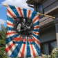 George Washington Carver Garden Flag with Science Teaching Scene, Education Is the Key Quote - African Pride