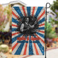 George Washington Carver Garden Flag with Science Teaching Scene, Education Is the Key Quote - African Pride
