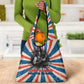 George Washington Carver Grocery Bag with Science Teaching Scene, Education Is the Key Quote - African Pride