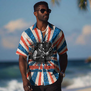 George Washington Carver Hawaiian Shirt with Science Teaching Scene, Education Is the Key Quote - African Pride
