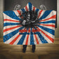 George Washington Carver Hooded Blanket with Science Teaching Scene, Education Is the Key Quote - African Pride