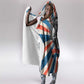 George Washington Carver Hooded Blanket with Science Teaching Scene, Education Is the Key Quote - African Pride