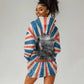 George Washington Carver Hoodie Dress with Science Teaching Scene, Education Is the Key Quote - African Pride