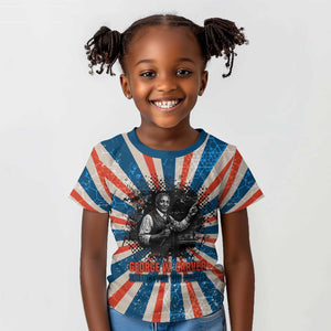 George Washington Carver Kid T shirt with Science Teaching Scene, Education Is the Key Quote - African Pride