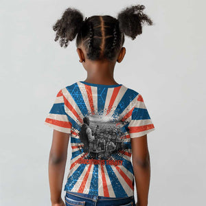 George Washington Carver Kid T shirt with Science Teaching Scene, Education Is the Key Quote - African Pride
