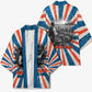 George Washington Carver Kimono with Science Teaching Scene, Education Is the Key Quote - African Pride