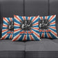 George Washington Carver Pillow Cover with Science Teaching Scene, Education Is the Key Quote - African Pride