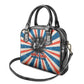 George Washington Carver Shoulder Handbag with Science Teaching Scene, Education Is the Key Quote - African Pride