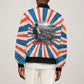 George Washington Carver Sleeve Zip Bomber Jacket with Science Teaching Scene, Education Is the Key Quote - African Pride