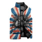 George Washington Carver Sleeveless Puffer Jacket with Science Teaching Scene, Education Is the Key Quote - African Pride