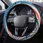 George Washington Carver Steering Wheel Cover with Science Teaching Scene, Education Is the Key Quote - African Pride
