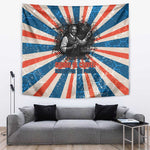 George Washington Carver Tapestry with Science Teaching Scene, Education Is the Key Quote - African Pride