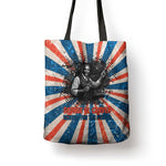 George Washington Carver Tote Bag with Science Teaching Scene, Education Is the Key Quote - African Pride