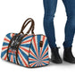 George Washington Carver Travel Bag with Science Teaching Scene, Education Is the Key Quote - African Pride