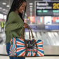 George Washington Carver Travel Bag with Science Teaching Scene, Education Is the Key Quote - African Pride
