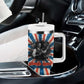 George Washington Carver Tumbler With Handle with Science Teaching Scene, Education Is the Key Quote - African Pride