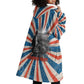 George Washington Carver Wearable Blanket Hoodie with Science Teaching Scene, Education Is the Key Quote - African Pride