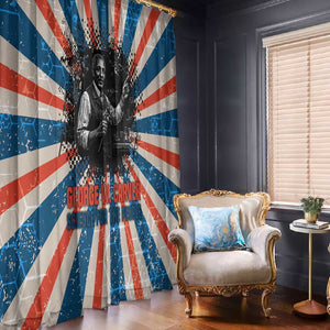 George Washington Carver Window Curtain with Science Teaching Scene, Education Is the Key Quote - African Pride