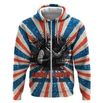 George Washington Carver Zip Hoodie with Science Teaching Scene, Education Is the Key Quote - African Pride