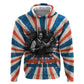 George Washington Carver Zip Hoodie with Science Teaching Scene, Education Is the Key Quote - African Pride