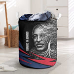 George Washington Carver Laundry Basket with Tree Portrait Illustration, Nature Is the Greatest Teacher Quote - African Pride