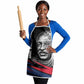 George Washington Carver Apron with Tree Portrait Illustration, Nature Is the Greatest Teacher Quote - African Pride