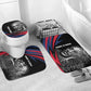George Washington Carver Bathroom Set with Tree Portrait Illustration, Nature Is the Greatest Teacher Quote - African Pride
