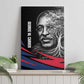 George Washington Carver Canvas Wall Art with Tree Portrait Illustration, Nature Is the Greatest Teacher Quote - African Pride