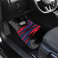 George Washington Carver Car Mats with Tree Portrait Illustration, Nature Is the Greatest Teacher Quote - African Pride