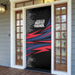 George Washington Carver Door Cover with Tree Portrait Illustration, Nature Is the Greatest Teacher Quote - African Pride