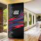 George Washington Carver Door Cover with Tree Portrait Illustration, Nature Is the Greatest Teacher Quote - African Pride