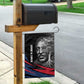 George Washington Carver Garden Flag with Tree Portrait Illustration, Nature Is the Greatest Teacher Quote - African Pride