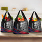 George Washington Carver Grocery Bag with Tree Portrait Illustration, Nature Is the Greatest Teacher Quote - African Pride