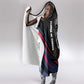 George Washington Carver Hooded Blanket with Tree Portrait Illustration, Nature Is the Greatest Teacher Quote - African Pride