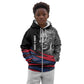 George Washington Carver Kid Hoodie with Tree Portrait Illustration, Nature Is the Greatest Teacher Quote - African Pride