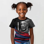 George Washington Carver Kid T shirt with Tree Portrait Illustration, Nature Is the Greatest Teacher Quote - African Pride