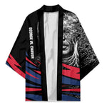 George Washington Carver Kimono with Tree Portrait Illustration, Nature Is the Greatest Teacher Quote - African Pride