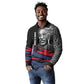 George Washington Carver Long Sleeve Polo Shirt with Tree Portrait Illustration, Nature Is the Greatest Teacher Quote - African Pride