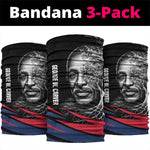 George Washington Carver Neck Gaiter with Tree Portrait Illustration, Nature Is the Greatest Teacher Quote - African Pride