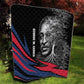 George Washington Carver Quilt with Tree Portrait Illustration, Nature Is the Greatest Teacher Quote - African Pride
