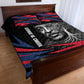 George Washington Carver Quilt Bed Set with Tree Portrait Illustration, Nature Is the Greatest Teacher Quote - African Pride
