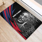 George Washington Carver Rubber Doormat with Tree Portrait Illustration, Nature Is the Greatest Teacher Quote - African Pride