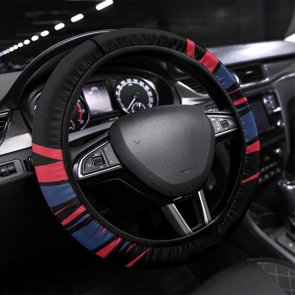 George Washington Carver Steering Wheel Cover with Tree Portrait Illustration, Nature Is the Greatest Teacher Quote - African Pride