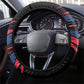 George Washington Carver Steering Wheel Cover with Tree Portrait Illustration, Nature Is the Greatest Teacher Quote - African Pride